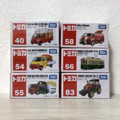 トミカ 6台セット(バラエティ)まとめ売り - メルカリ