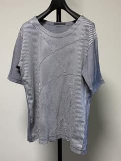 isseymiyake men ストライプ刺繍ステッチTシャツのサムネイル