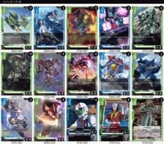 ガチ構築】ガンダムカードゲーム 青緑ジオン 青緑アグロ 構築済