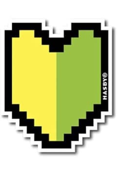初心者マーク風ステッカー マグネットタイプ インべーダーのサムネイル