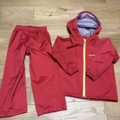 レインスーツ(上下セット) 赤のサムネイル