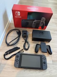 nintendo Switch 本体　箱あり　美品　グレーのサムネイル