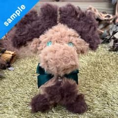 【sample】　あみぐるみ　オーダーメイド　ぬいぐるみ　アートドール　鹿 sample】 あみぐるみ オーダーメイド ぬいぐるみ アートドール 鹿