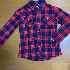 Checkered shirt blouse