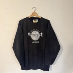 Hard Rock Cafe 黒銀 トレーナーのサムネイル