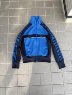 adidas 青黒 ストライプ ジャージのサムネイル