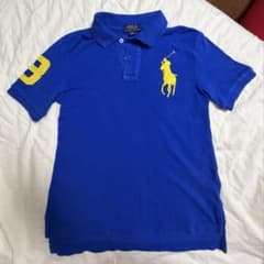 Polo Ralph Lauren 半袖ポロシャツ ブルー イエロー刺繍のサムネイル