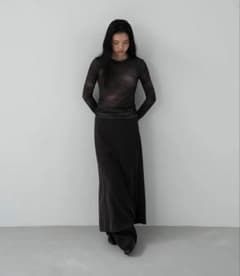 未使用・美品】Cupra Skirt / charcoal OHOTORO - メルカリ