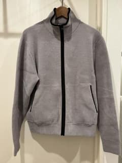 NKNIT ジップアップ ニットジャケット グレーのサムネイル