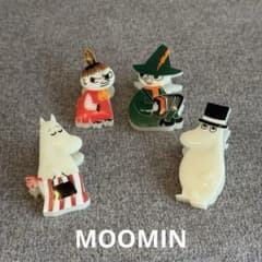 MOOMIN ムーミン キャラクタークリップ 4点セット／リトルミイ・スナフキン