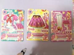アイカツ ピンクトルテコーデ 3枚セットのサムネイル