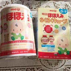 明治ほほえみ 粉ミルク＆キューブのサムネイル