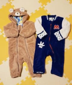 【80】アウターロンパース 2枚組のサムネイル