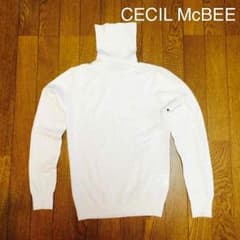 ☆再値下げ☆CECIL McBEE 白タートル✳︎今季トレンド✳︎のサムネイル