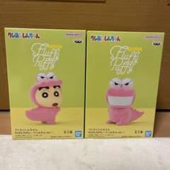 【匿名配送】クレヨンしんちゃん　しんちゃん　ワニ山さん　フィギュア　セットのサムネイル