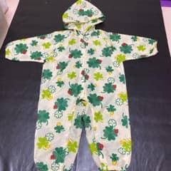 ⭐️レインコート ロンパース カバーオール　90cmのサムネイル