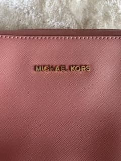 MICHAEL KORS サーモンピンク ショルダーバッグのサムネイル