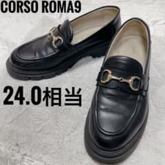 CORSA ROMA9 ブラック ビットローファー 24.0cm相当 厚底 - メルカリ