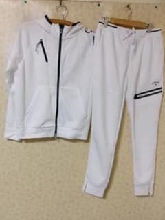 104243　callaway キャロウェイ　ジャージ上下　白　サイズM 104243 callaway キャロウェイ ジャージ上下 白 サイズM - メルカリ
