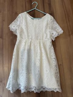 Zara Girls 半袖レースワンピース 8号のサムネイル