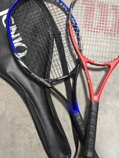 IGNIO T-27 Wilson 硬式テニスラケット 2本セットケース付きのサムネイル