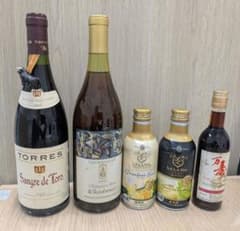 ワイン5本セット まとめ売りトーレス サングレ・デ・トロ、ルーウィン 
