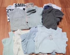 80 子供 ベビー 肌着 トップス まとめ売り 11点セット 匿名発送 保育園のサムネイル