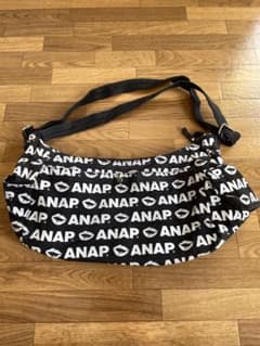 ANAP ロゴプリント ショルダーバッグ　マザーズバックのサムネイル