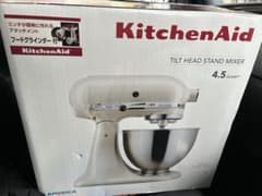 Kitchen Aid スタンドミキサー　4.5quart 9KSM95WHのサムネイル