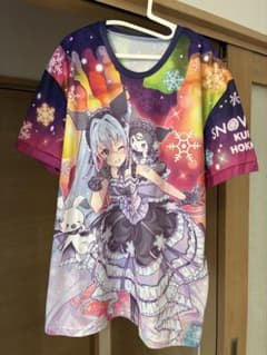 SNOW MIKU × KUROMI コラボ Tシャツのサムネイル