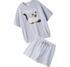 ジェラートピケ ファッションCATS&DOGSプルオーバー+ショートパンツ