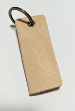 ハンドメイド キーリング 栃木レザー使用