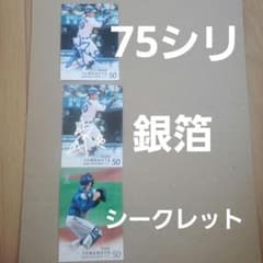 BBM 2025 2nd 山本祐大 青箔サインカード シークレット 銀箔 - メルカリ