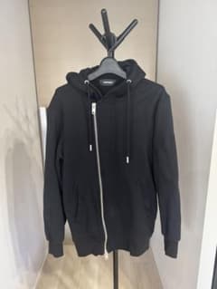 DIESEL ブラック フルジップ パーカーのサムネイル