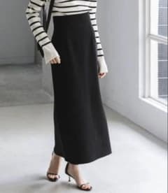 noble ジャージーライクカラータイトスカート ブラック 34 - メルカリ