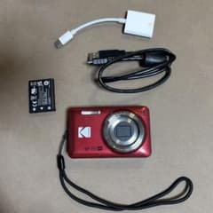 【美品】動作確認済 SDカード付き Kodak PIXPRO FZ55 レッドのサムネイル