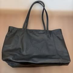 Kitamura トートバッグ ブラック レザーのサムネイル