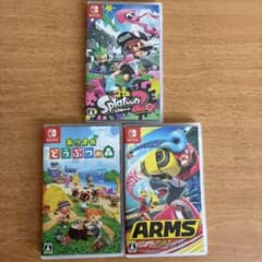 Splatoon どうぶつの森 ARMS 3本セット - メルカリ