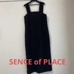 【SENCE OF PLACE】ロングジャンパースカート　オールインワンのサムネイル