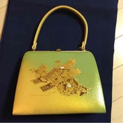 メロンさま専用☆和装バッグ☆新品未使用☆本革のサムネイル