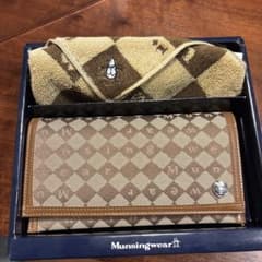 Munsingwear ダイヤモンドパターン長財布のサムネイル