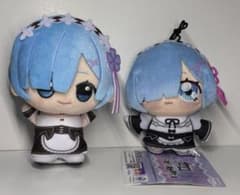 Re:ゼロから始める異世界生活 リゼロ　ちびぐるみ　ちょぴぬいぷち　レム　2体