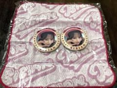 村川緋杏 ハンドタオル 缶バッジ セットのサムネイル