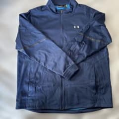 UNDER ARMOUR ネイビー 前空きトレーナー XLのサムネイル