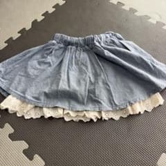 スカッツ 110cm ブルー レース裾のサムネイル