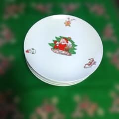 クリスマスプレート皿5枚 直径21cmのサムネイル