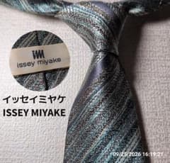 希少】イッセイミヤケ ネクタイ 玉虫色 光沢感 シルク モード