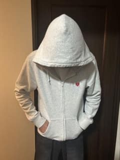 HUF グレー フルジップパーカーのサムネイル