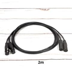 CANARE L-4E6S XLR マイク ケーブル 2m 2本セット - メルカリ