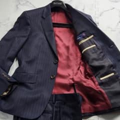 最高級の艶感✨Paul Smith スーツ ゼニア生地 シルク マルチストライプ 最高級の艶感✨Paul Smith スーツ ゼニア生地 シルク マルチストライプ